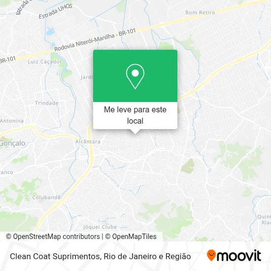 Clean Coat Suprimentos mapa