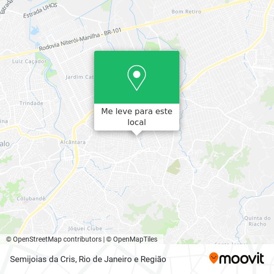 Semijoias da Cris mapa