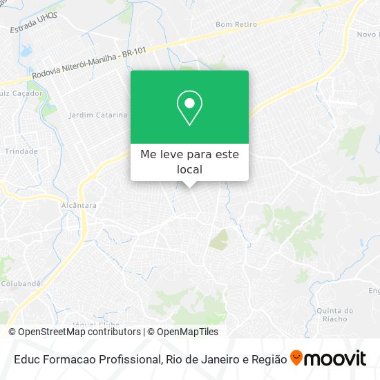 Educ Formacao Profissional mapa