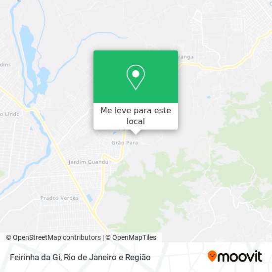 Feirinha da Gi mapa