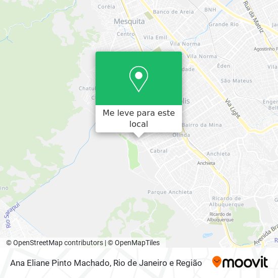 Ana Eliane Pinto Machado mapa