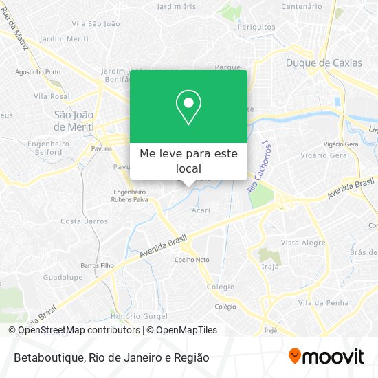 Betaboutique mapa
