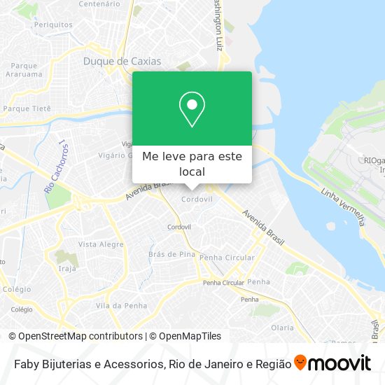 Faby Bijuterias e Acessorios mapa