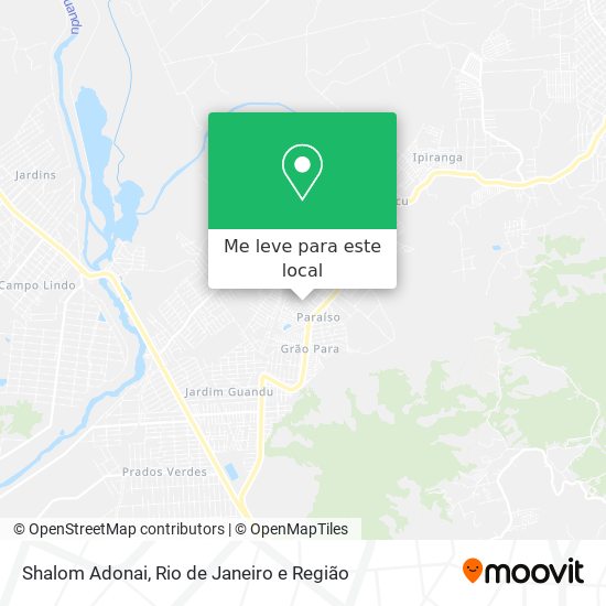Shalom Adonai mapa