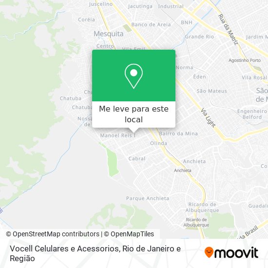 Vocell Celulares e Acessorios mapa