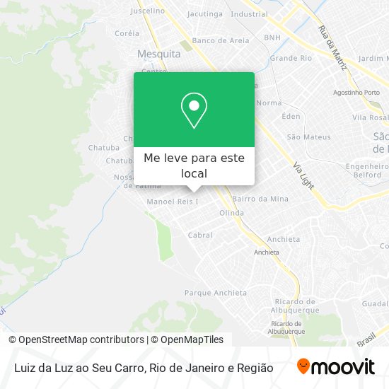 Luiz da Luz ao Seu Carro mapa