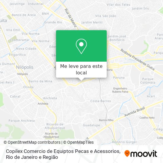 Copilex Comercio de Equiptos Pecas e Acessorios mapa