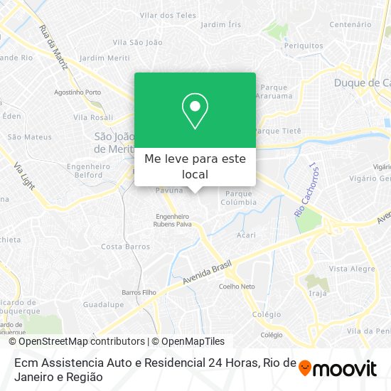 Ecm Assistencia Auto e Residencial 24 Horas mapa