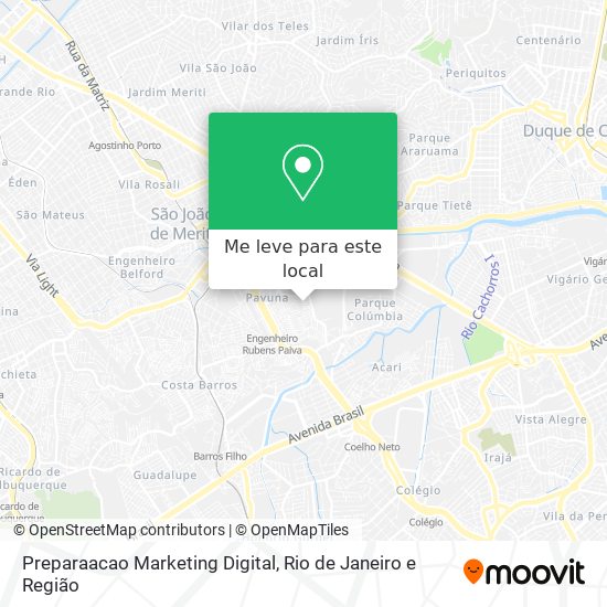 Preparaacao Marketing Digital mapa