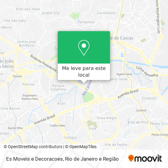 Es Moveis e Decoracoes mapa