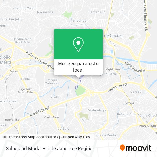 Salao and Moda mapa