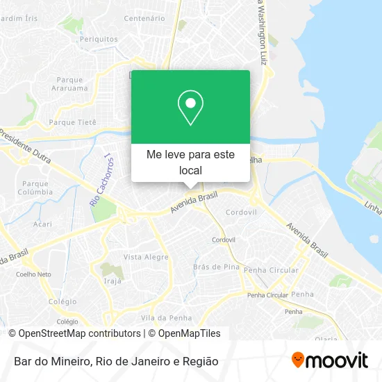 Bar do Mineiro mapa
