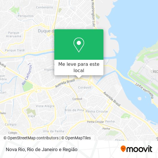 Nova Rio mapa