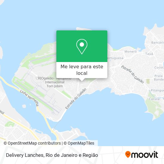 Delivery Lanches mapa