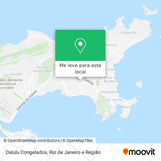 Dalulu Congelados mapa