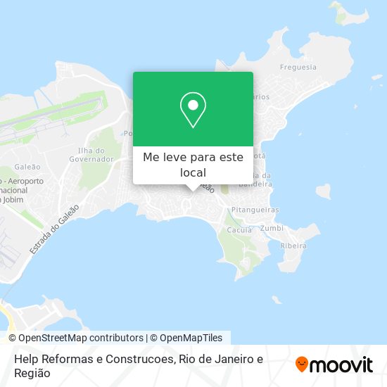 Help Reformas e Construcoes mapa