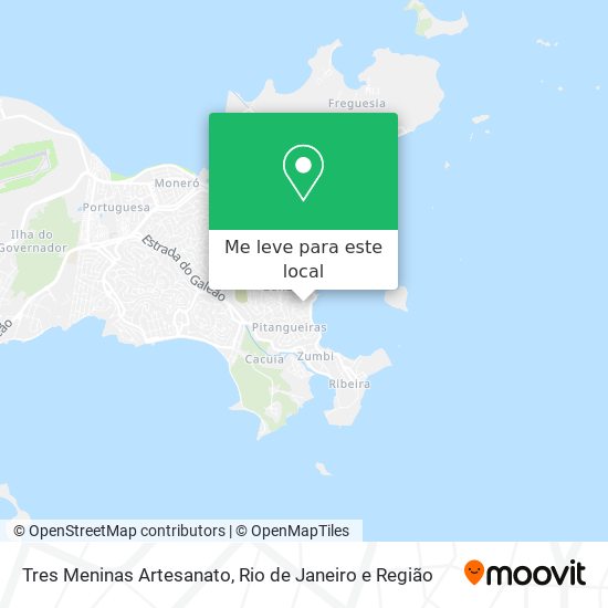 Tres Meninas Artesanato mapa