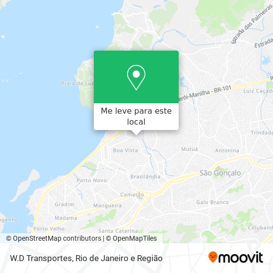 W.D Transportes mapa