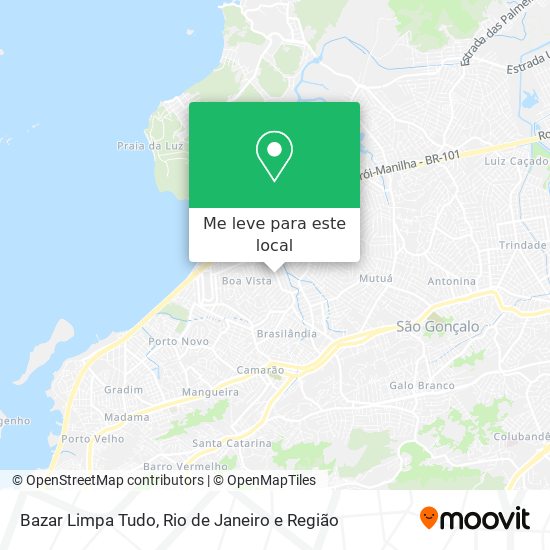 Bazar Limpa Tudo mapa