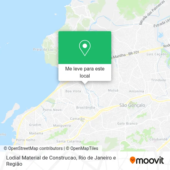 Lodial Material de Construcao mapa