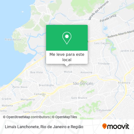 Lima's Lanchonete mapa