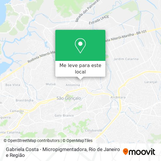 Gabriela Costa - Micropigmentadora mapa