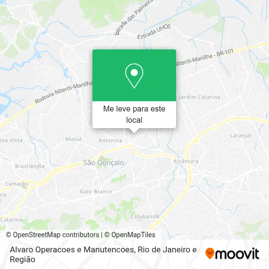 Alvaro Operacoes e Manutencoes mapa