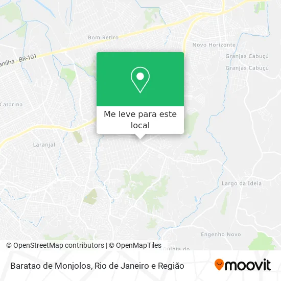 Baratao de Monjolos mapa