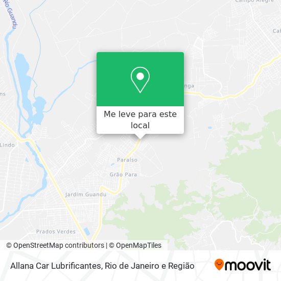 Allana Car Lubrificantes mapa