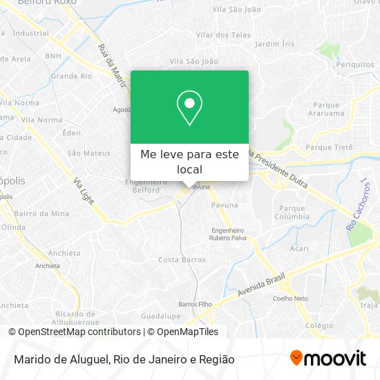 Marido de Aluguel mapa