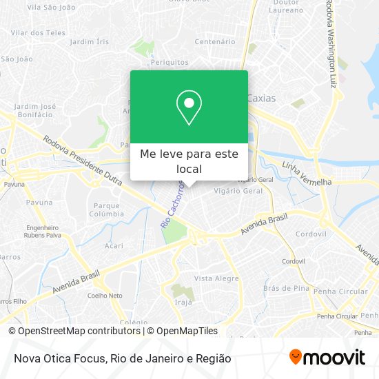 Nova Otica Focus mapa