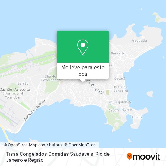 Tissa Congelados Comidas Saudaveis mapa