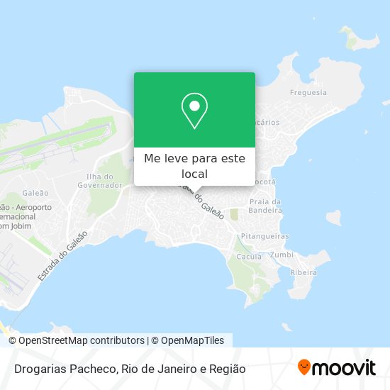 Drogarias Pacheco mapa