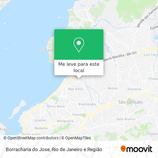 Borracharia do Jose mapa