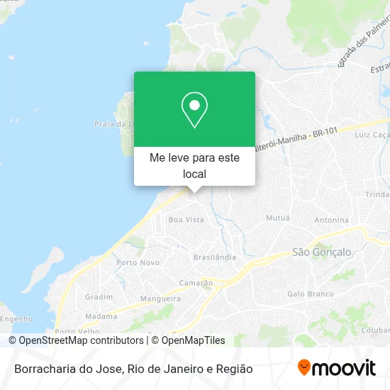 Borracharia do Jose mapa