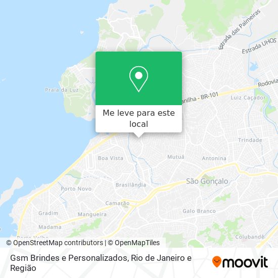 Gsm Brindes e Personalizados mapa