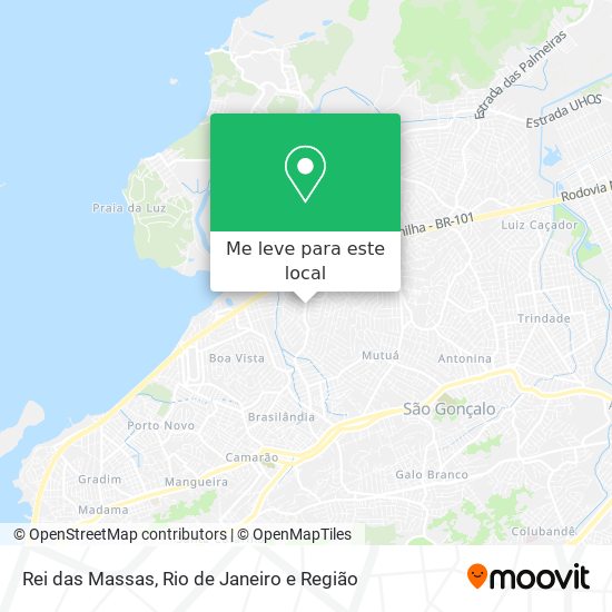 Rei das Massas mapa