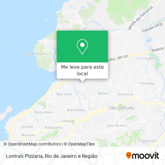 Lontra's Pizzaria mapa