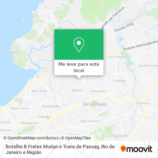 Botelho B Fretes Mudan e Trans de Passag mapa