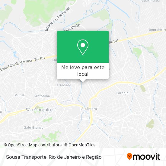 Sousa Transporte mapa
