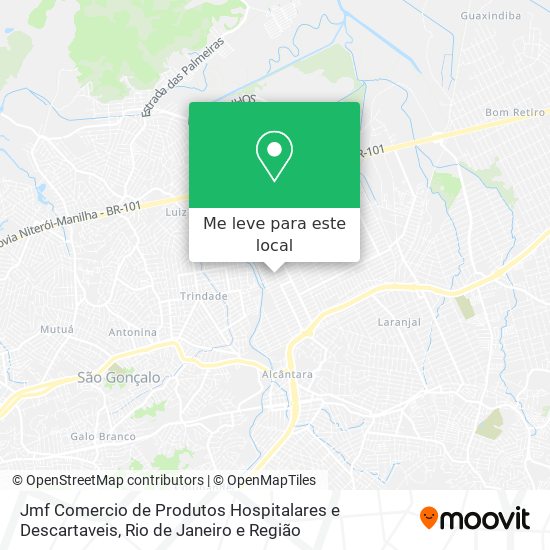 Jmf Comercio de Produtos Hospitalares e Descartaveis mapa