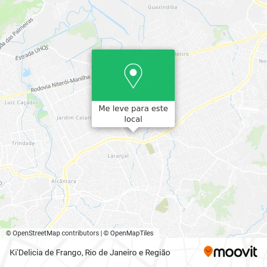 Ki'Delicia de Frango mapa