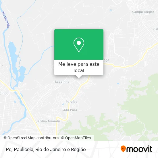 Pcj Pauliceia mapa