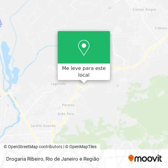 Drogaria Ribeiro mapa