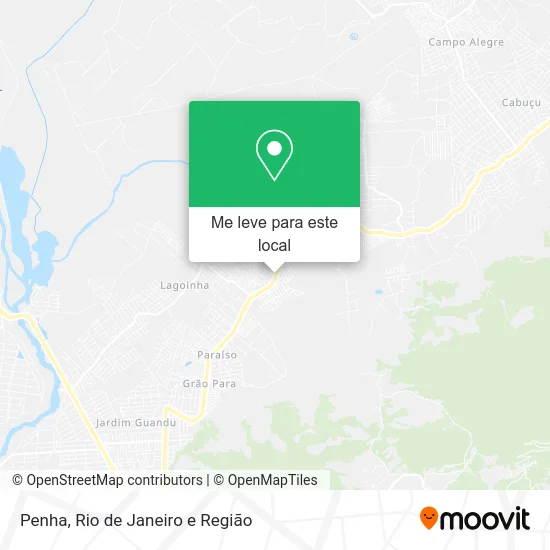 Penha mapa