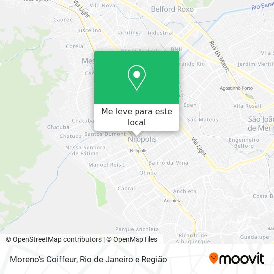 Moreno's Coiffeur mapa