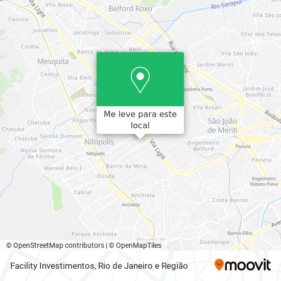 Facility Investimentos mapa
