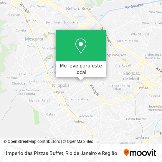 Imperio das Pizzas Buffet mapa