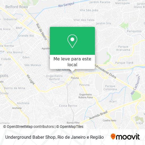 Underground Baber Shop mapa