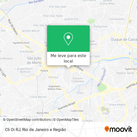 Cli Oi RJ mapa